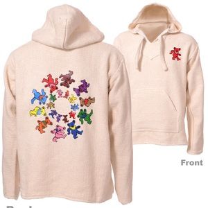 Large Grateful Dead Dancing Bear Baja NWT
